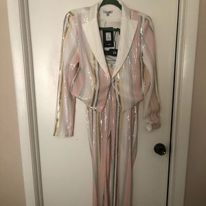 NWT! Fashion Nova Sequined Suit Size Small